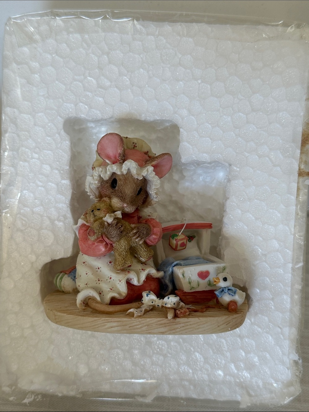 🥕 New! 1995 Priscilla Hillman Hush Baby My Doll Ceramic Figurine
